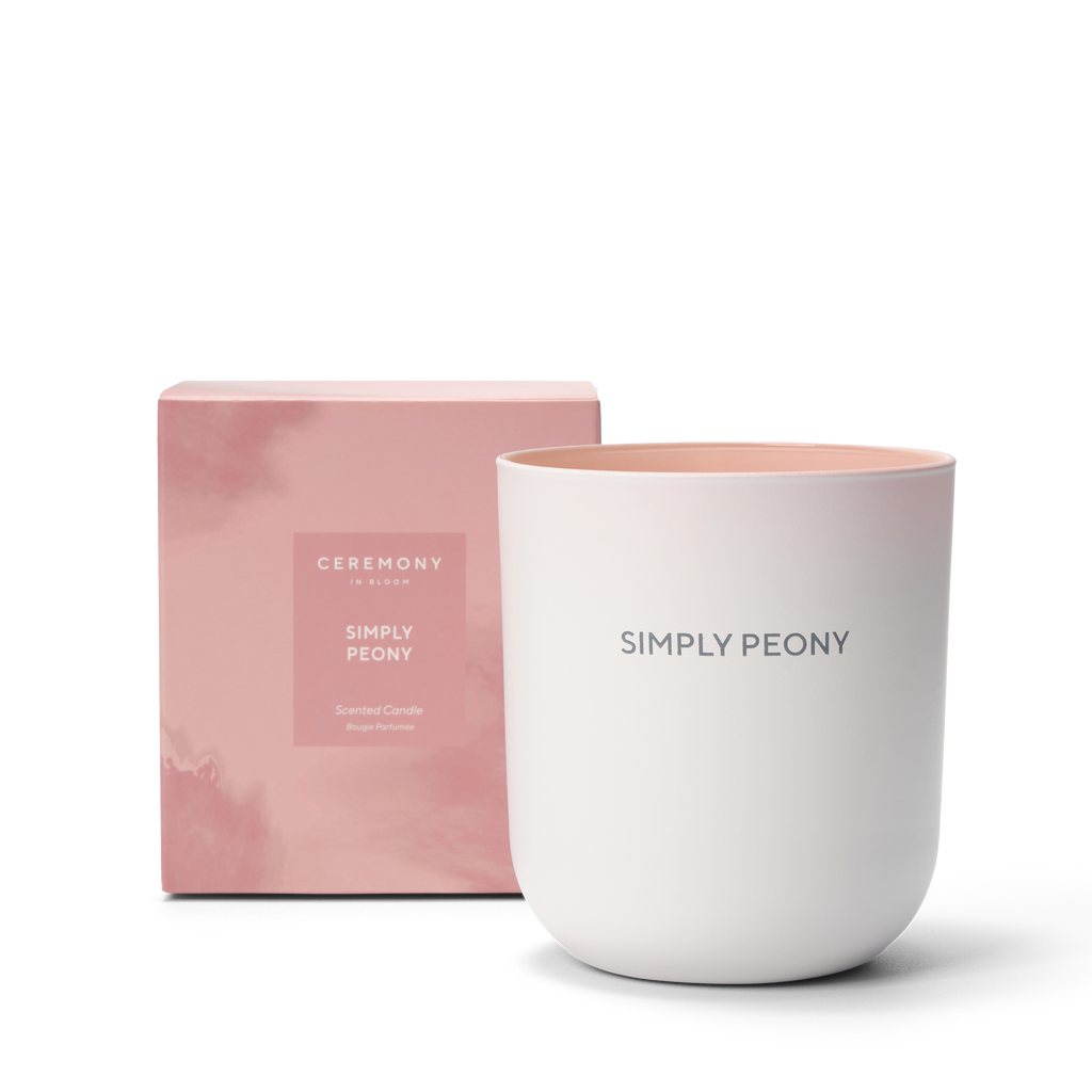 Simply Peony Scented Candle 300g